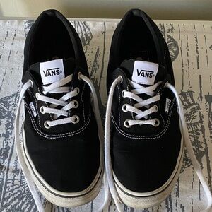 Vans Black Canvas Sneakers